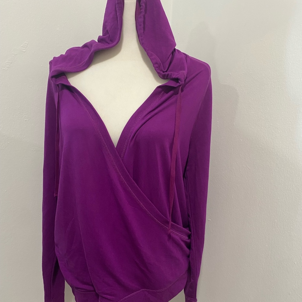 RALPH LAUREN hoodie blouse NWOUT tag size L purple - Picture 7 of 15